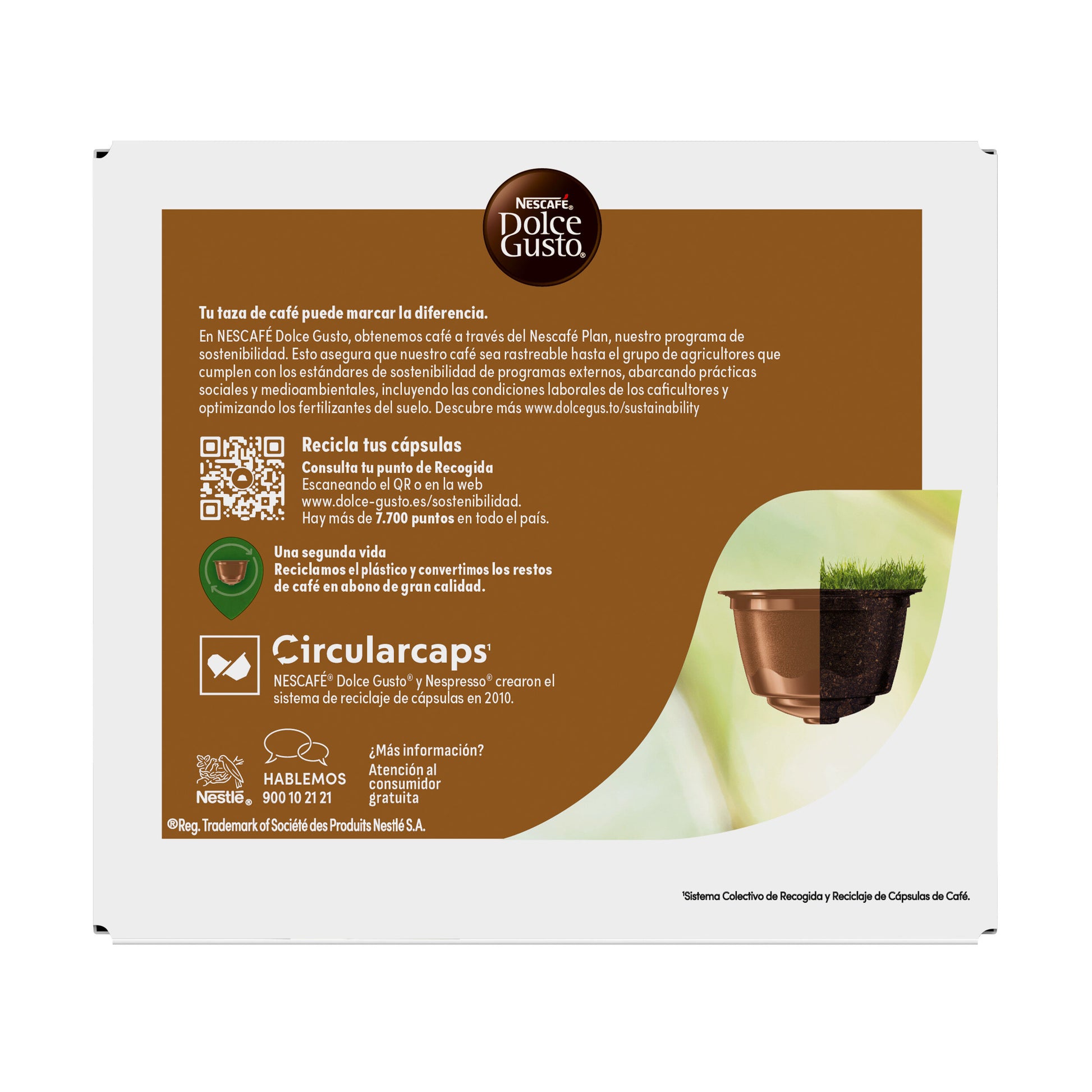 Café cápsula con leche Dolce gusto p30 300g
