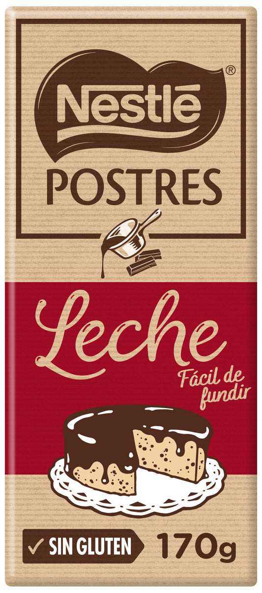 Chocolate leche para fundir Nestle postres 170g La Despensa