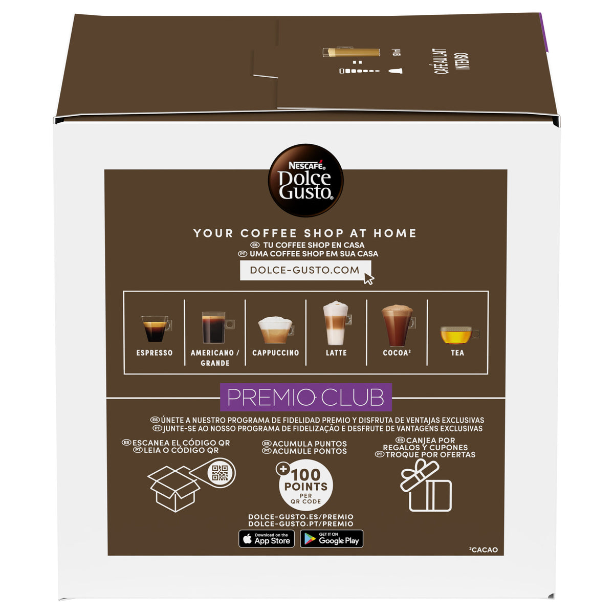 Cafe capsula intenso Dolce gusto p16 160g
