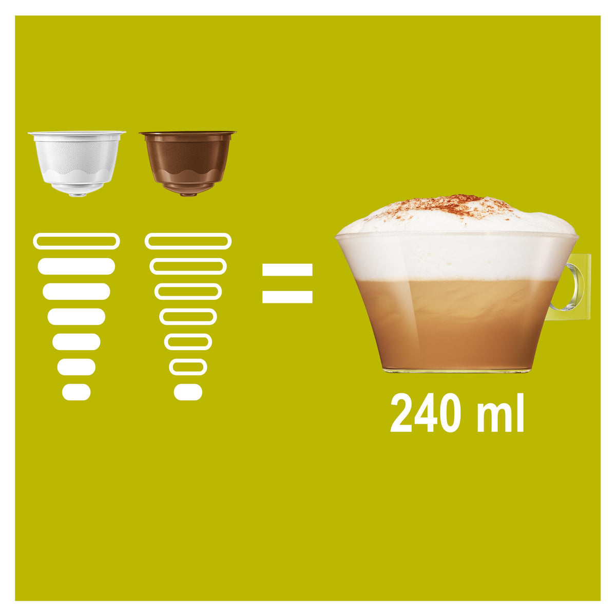 Café cápsula cappuccino Dolce gusto p16 186g