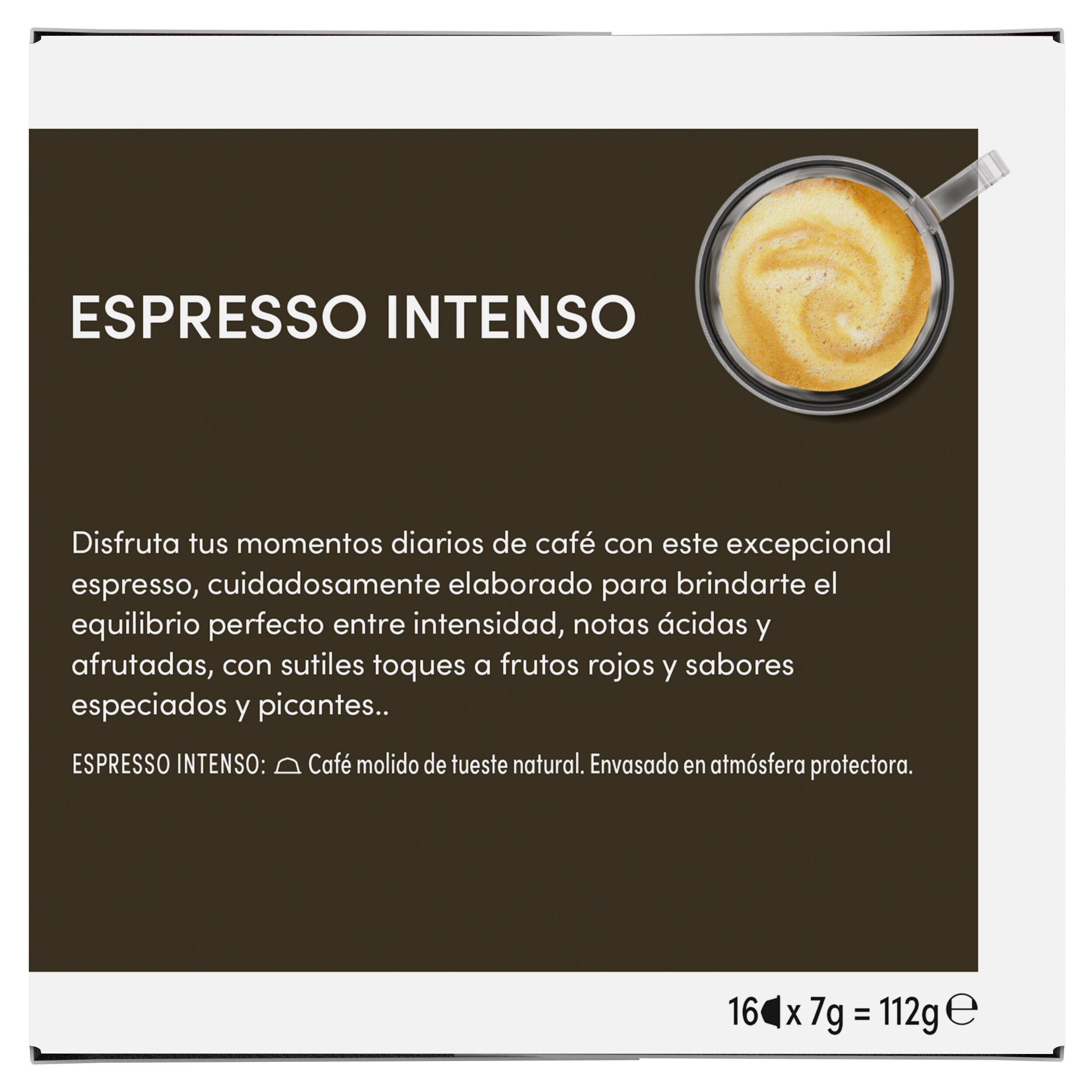 Café cápsula espresso intenso Dolce gusto p16