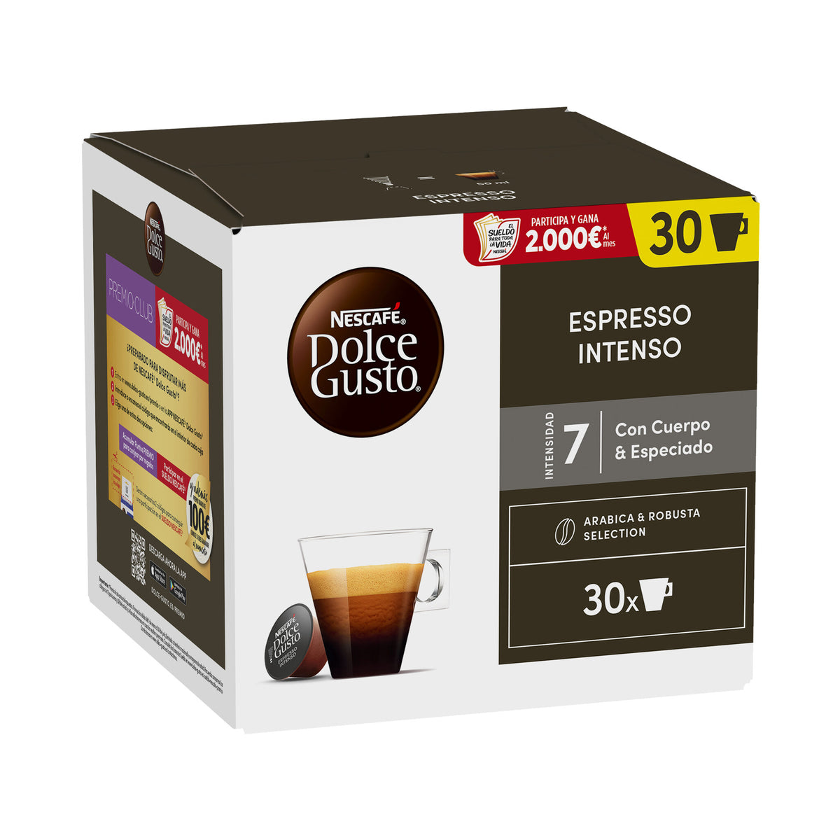 Café cápsula expresso intenso Dolce gusto p30 210g