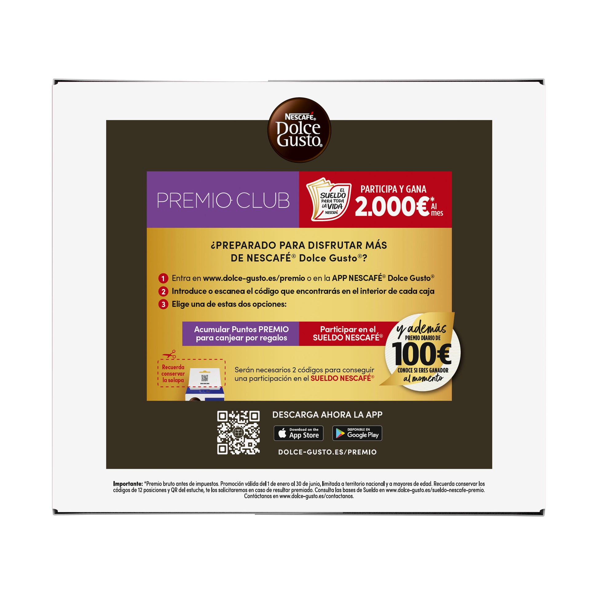 Café cápsula expresso intenso Dolce gusto p30 210g