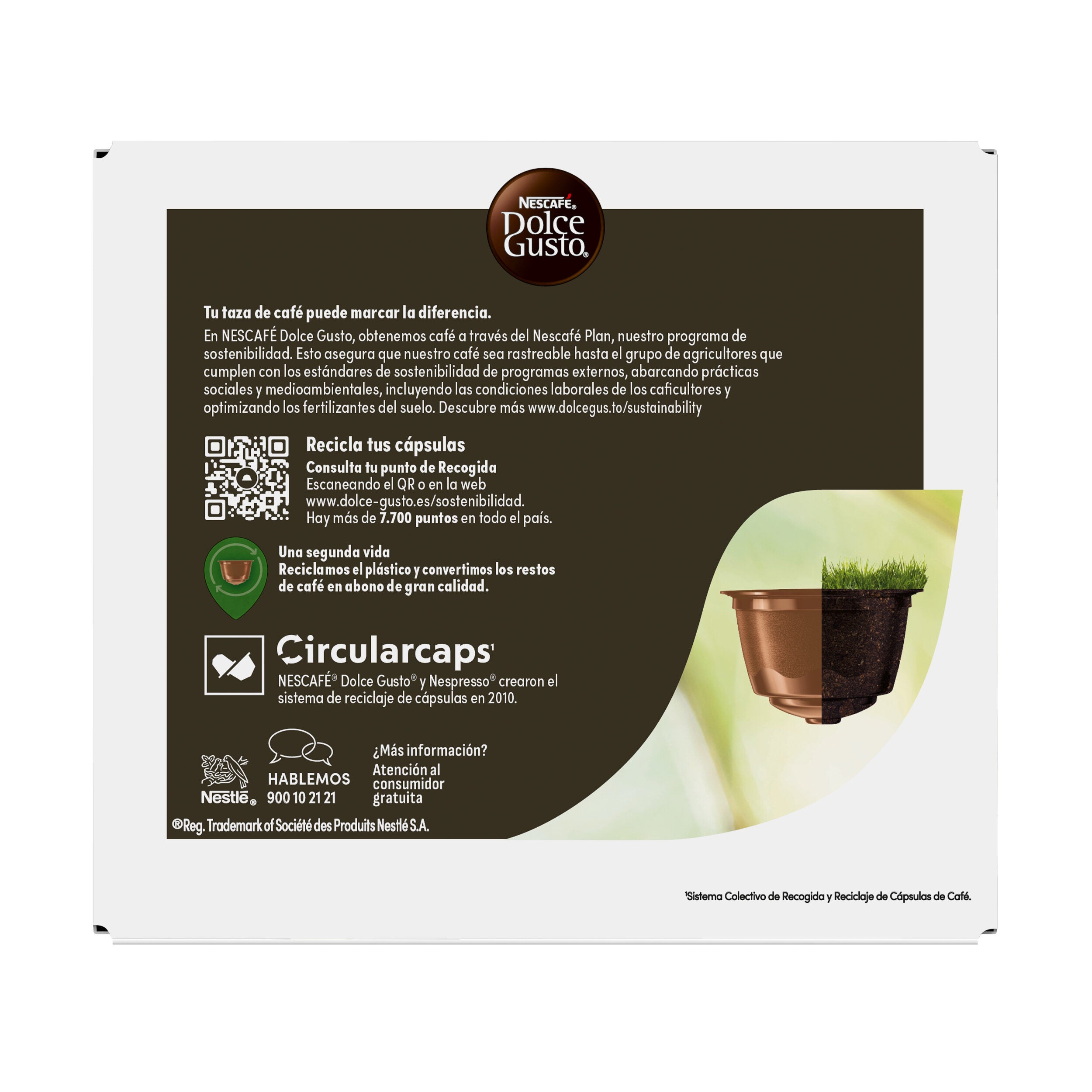 Café cápsula expresso intenso Dolce gusto p30 210g
