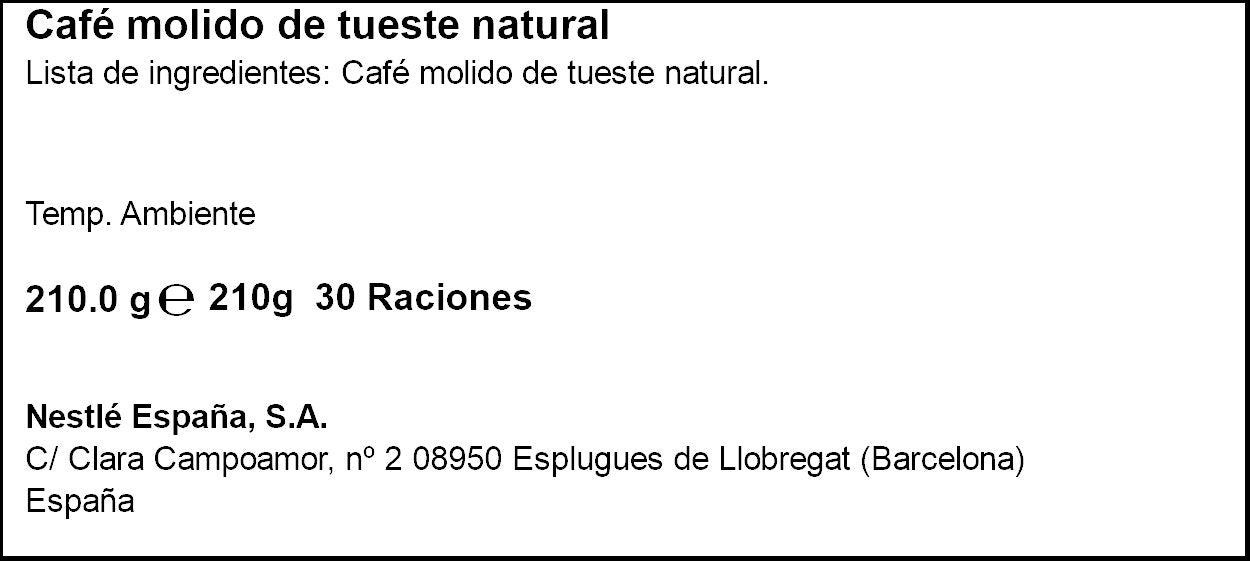 Café cápsula expresso intenso Dolce gusto p30 210g