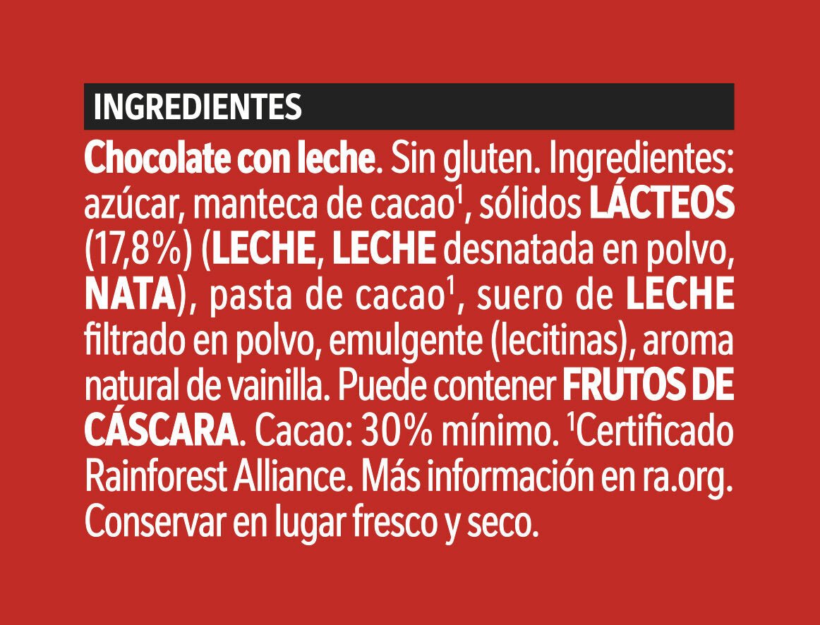 Chocolate leche extrafino Nestle 250g