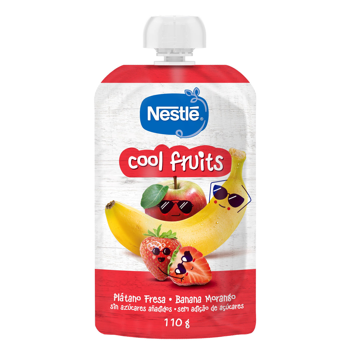 Compota manzana/plátano/fresa Nestle 110g