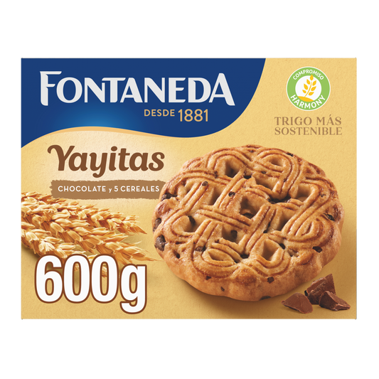 Galleta relieve 5 cereales Yayitas 600g La Despensa