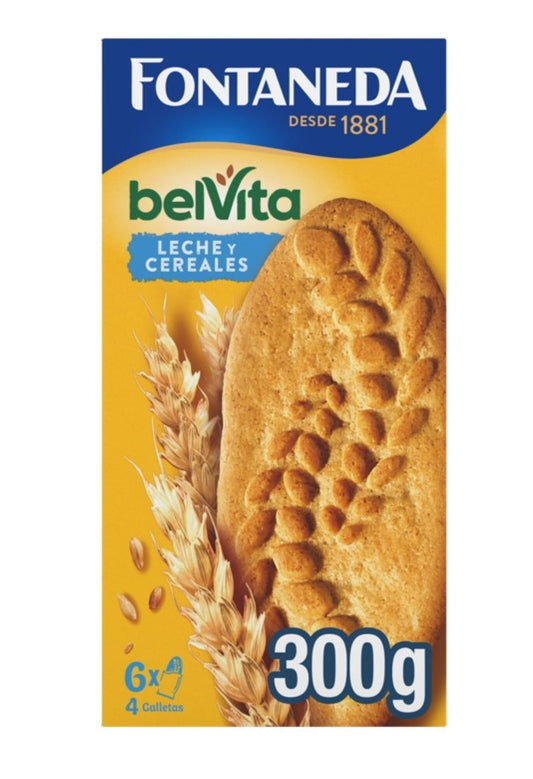 Galleta leche cereales Fontaneda belvita 300g La Despensa