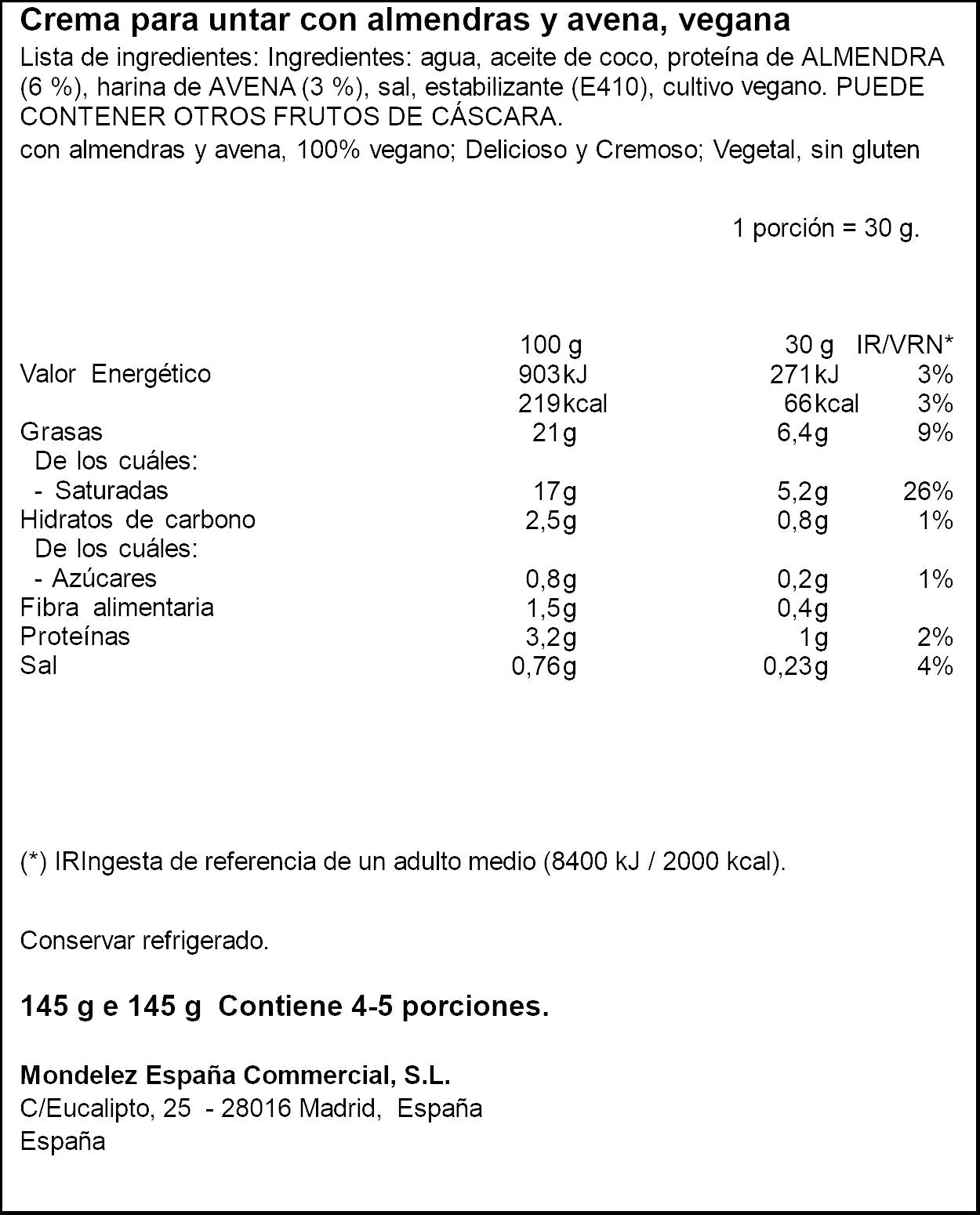 Crema de queso vegetal Philadelphia 145g