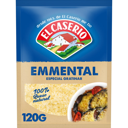 Queso rallado emmental especial gratinar El caserio 120g La Despensa