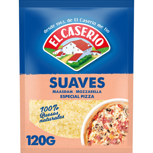 Queso rallado suave especial pizza El caserio 120g La Despensa