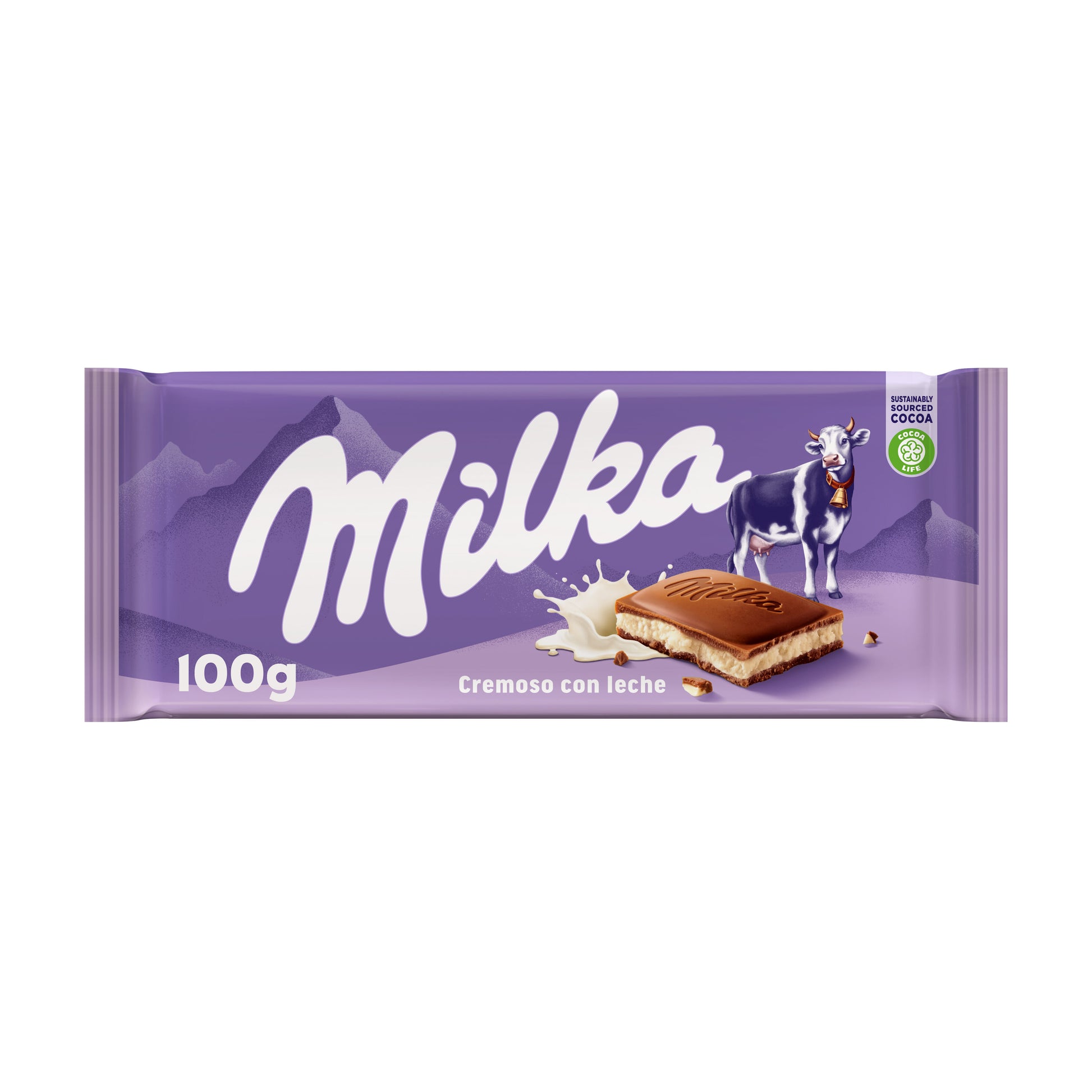 Chocolate c/leche cremoso Milka 100g