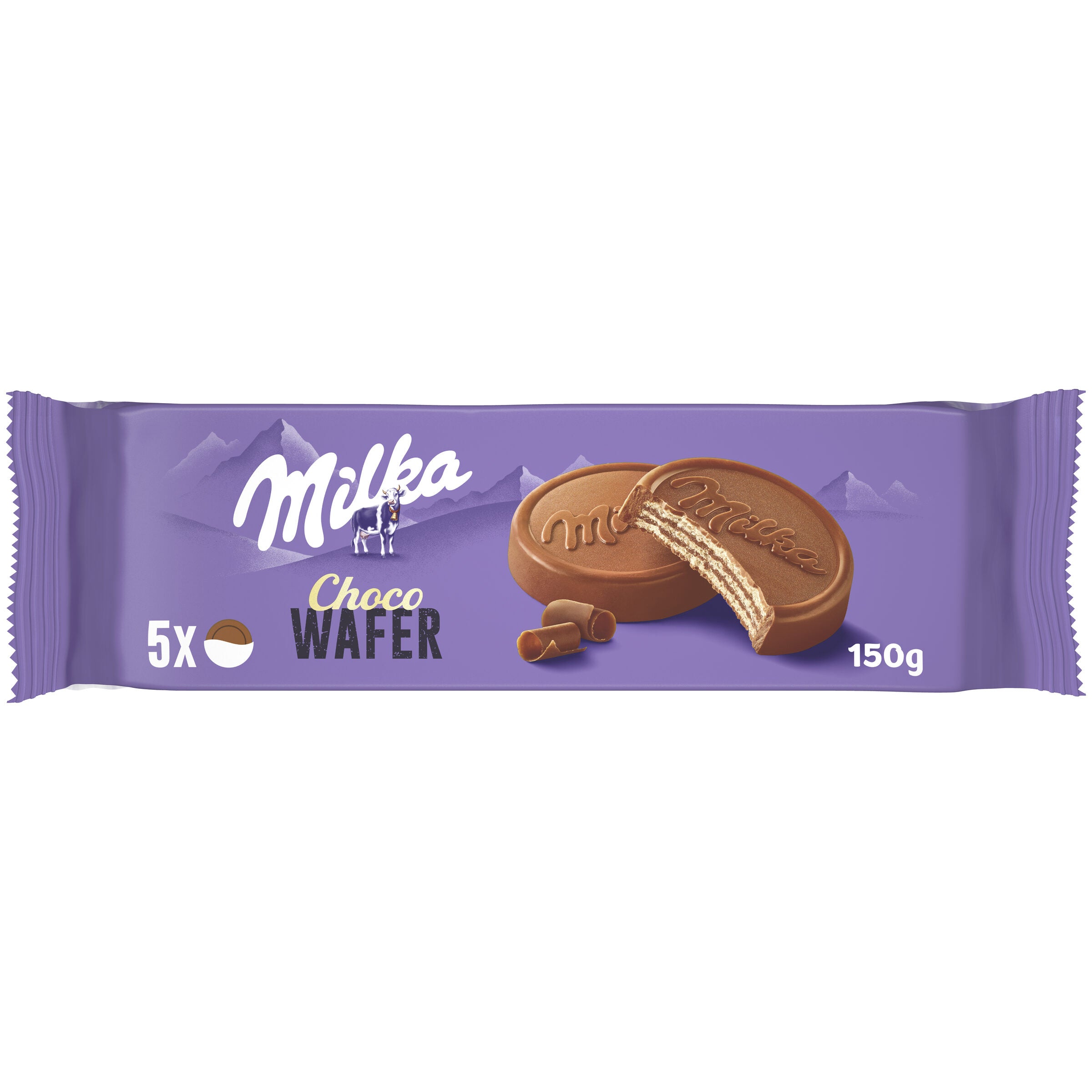 Galleta wafer choco leche Milka 150g