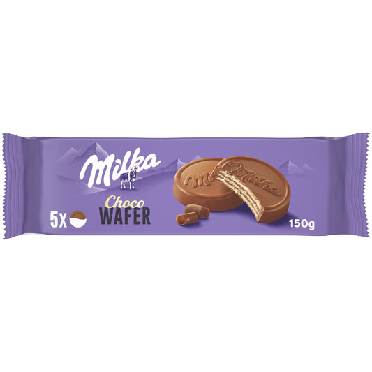 Galleta wafer choco leche Milka 150g La Despensa