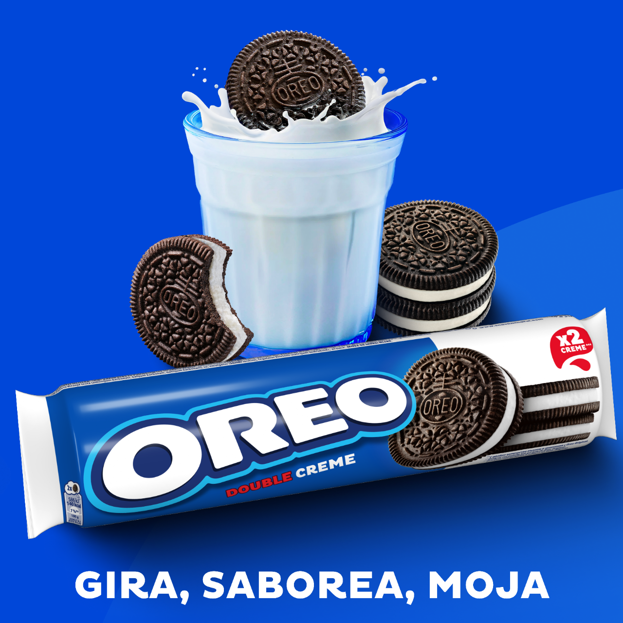 Galleta chocolate doble crema Oreo 157g