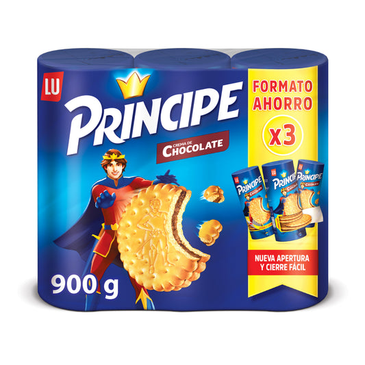 Galleta rellena chocolate Principe p3 300g/u La Despensa