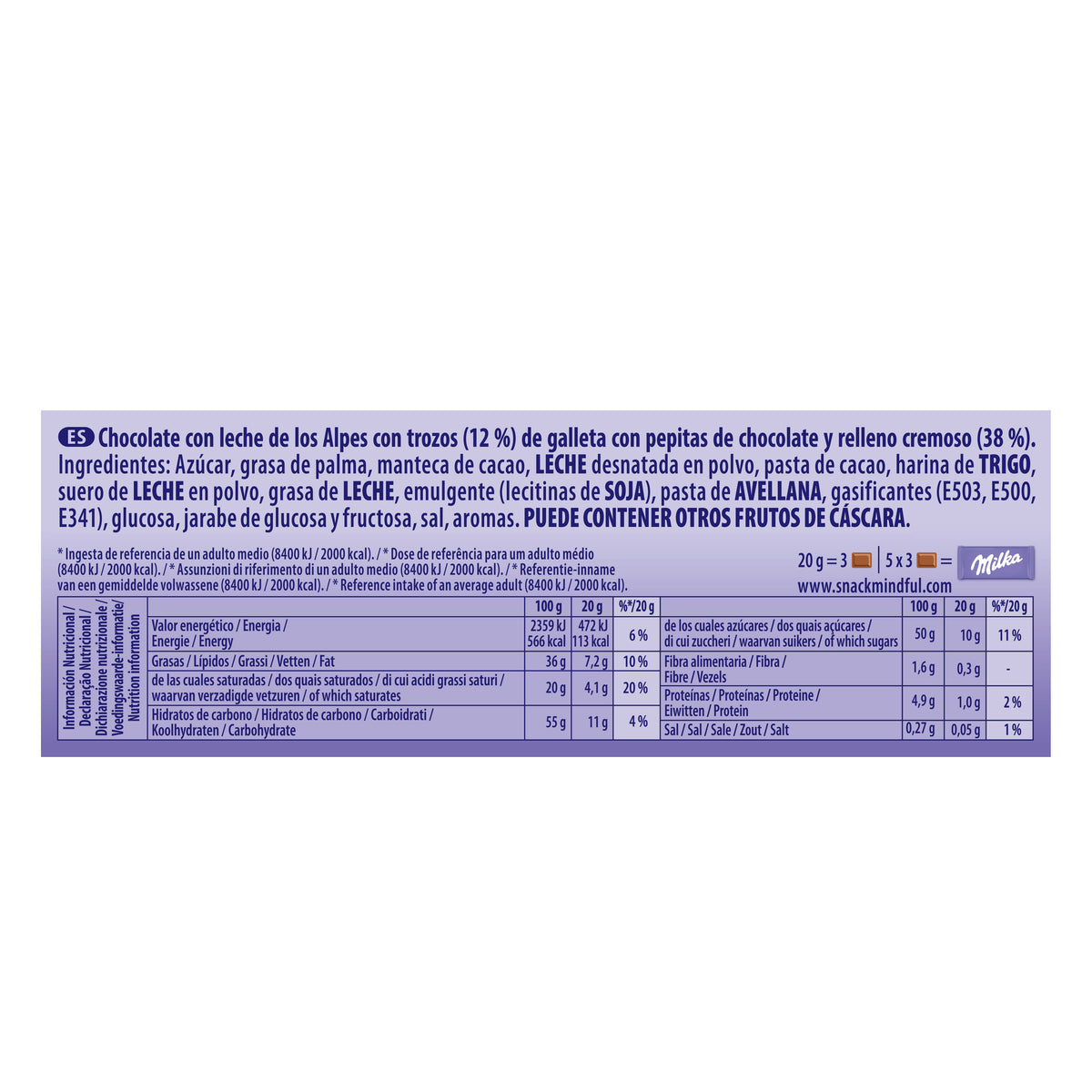 Chocolate chips ahoy Milka 100g