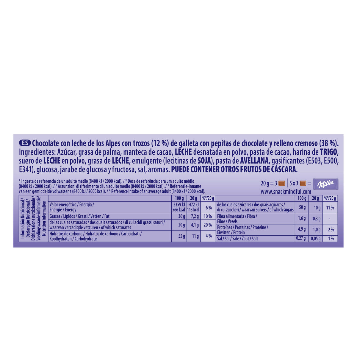 Chocolate chips ahoy Milka 100g