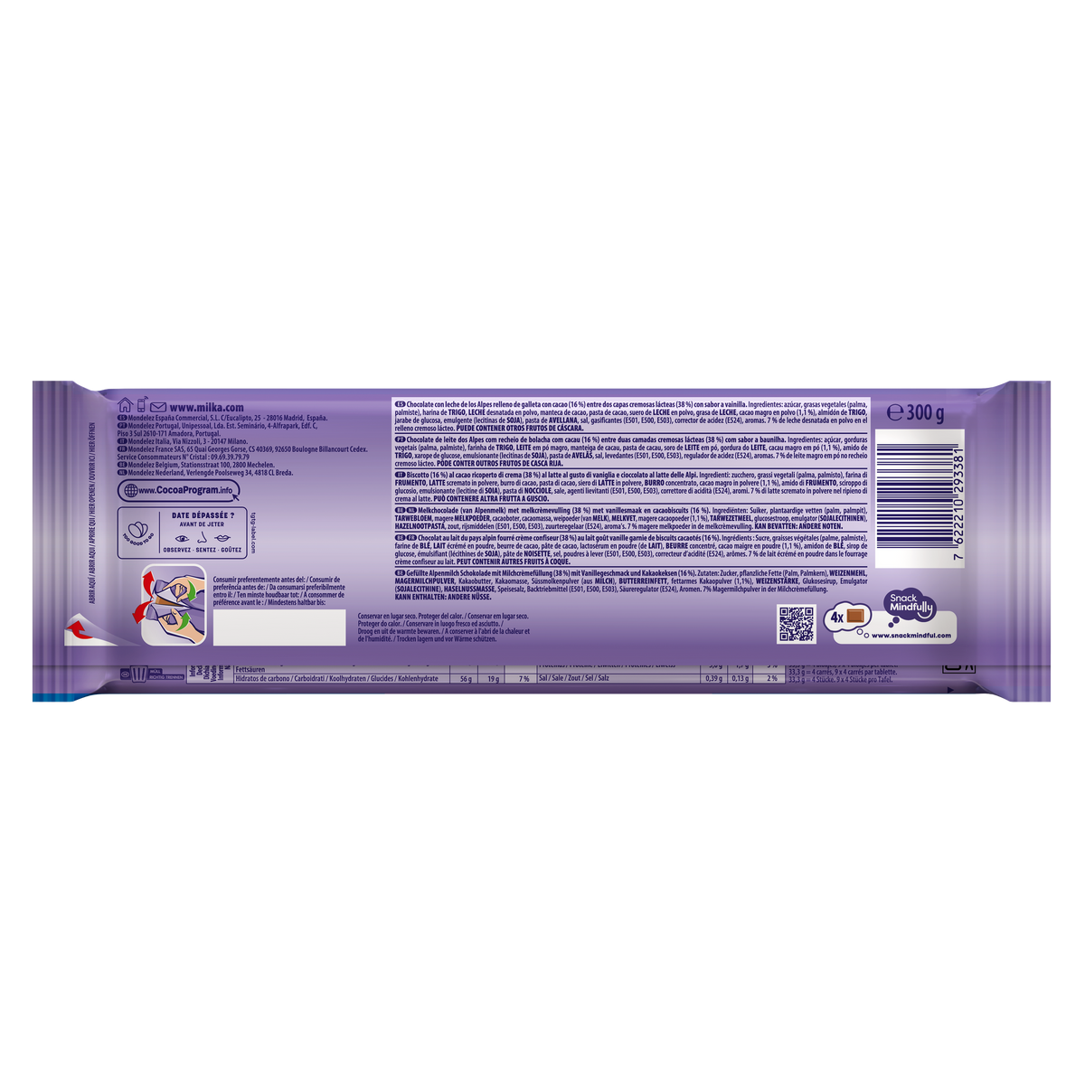 Tableta chocolate oreo Milka 300g