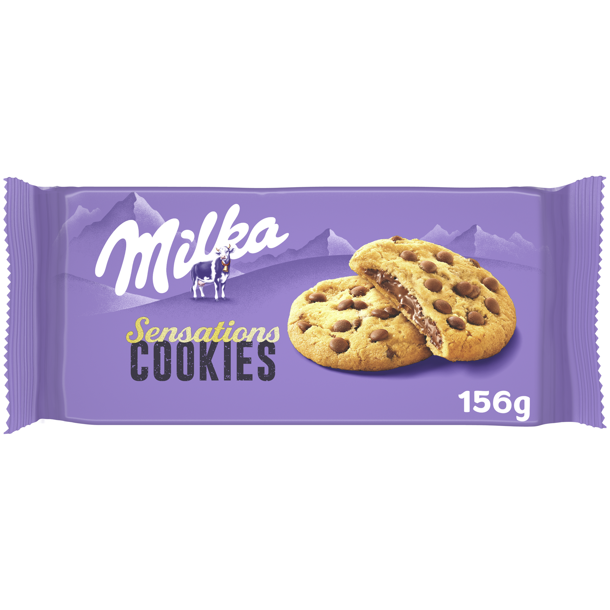 Galleta rellena sensations chocolate Milka 156g