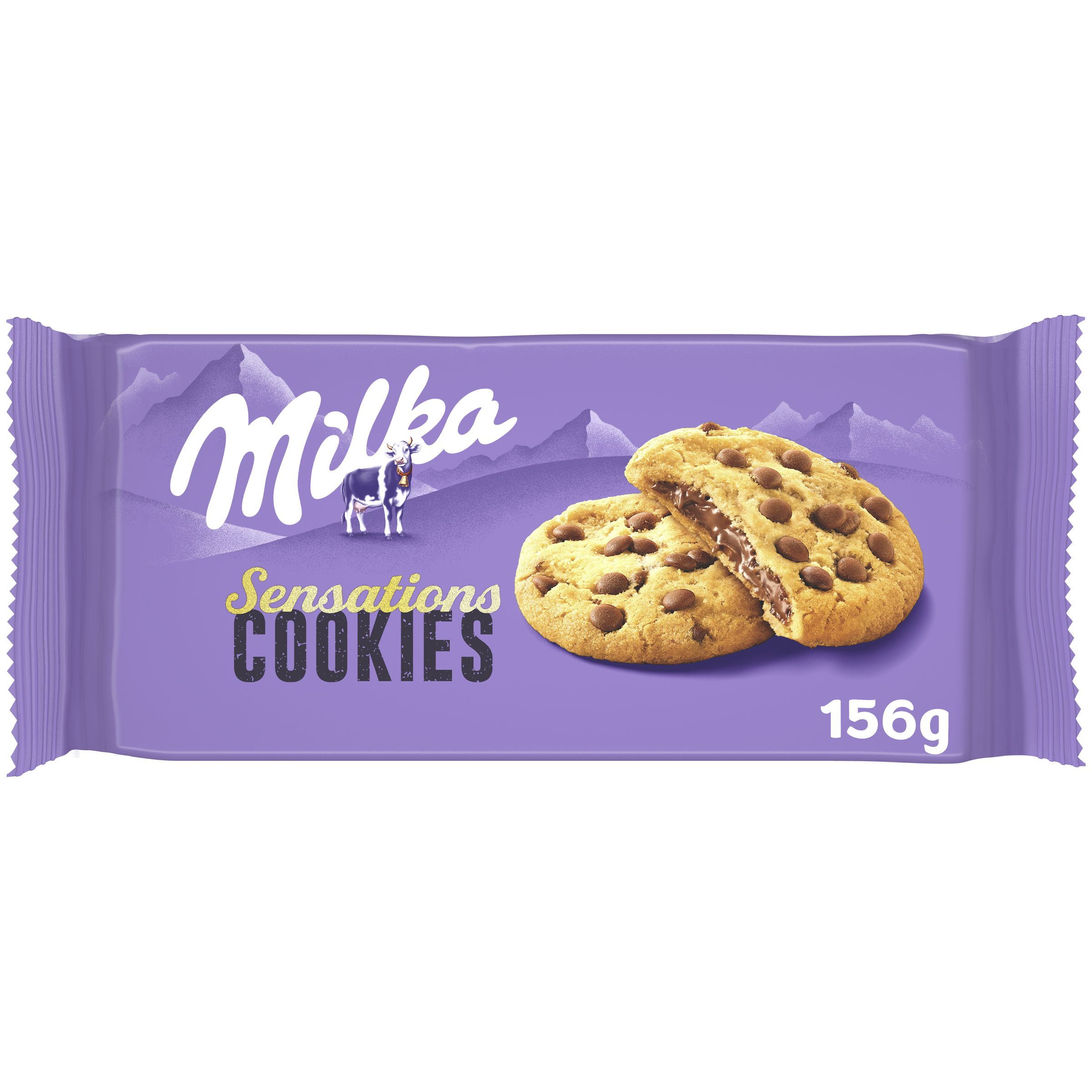 Galleta rellena sensations chocolate Milka 156g