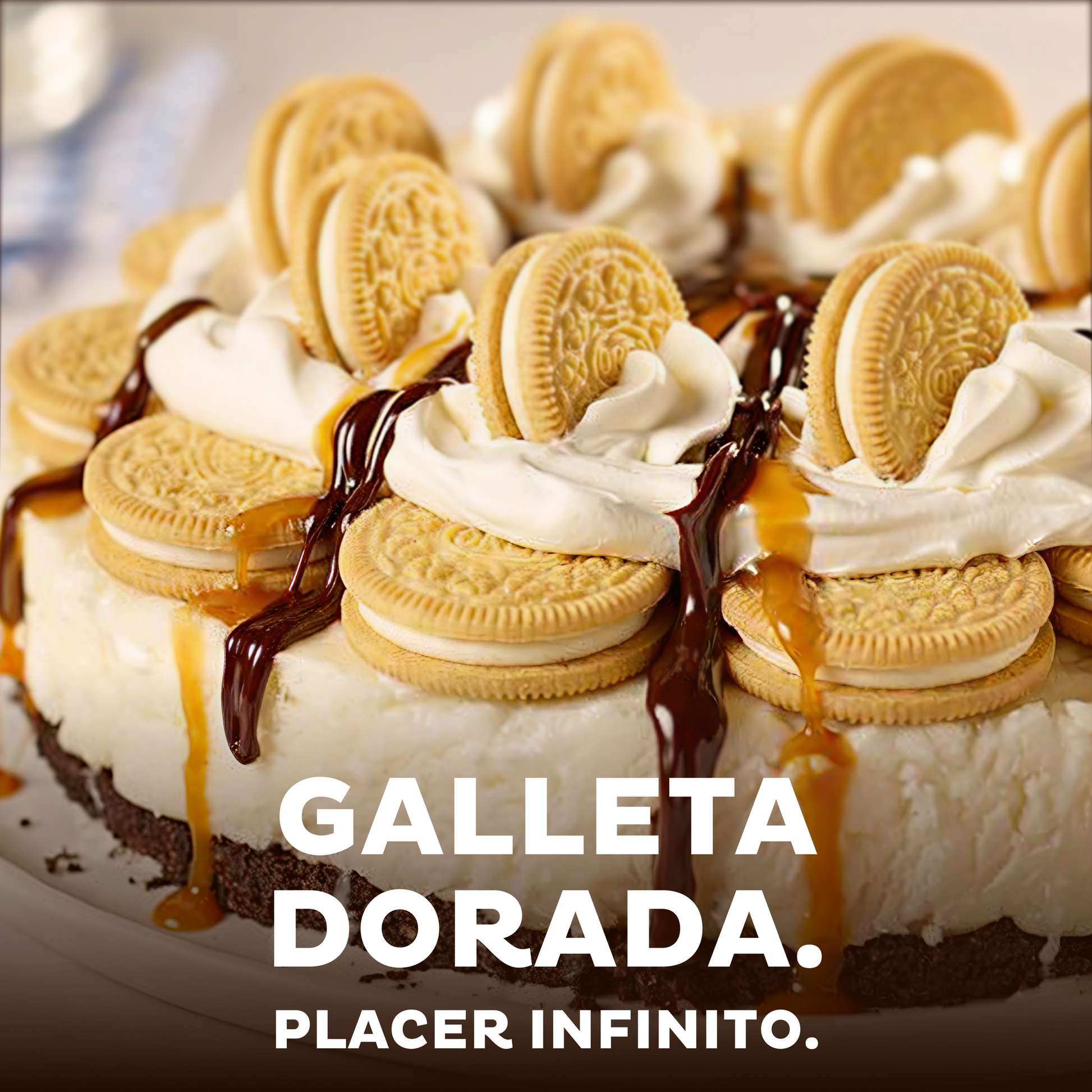 Galleta rellena chocolate golden Oreo 154g