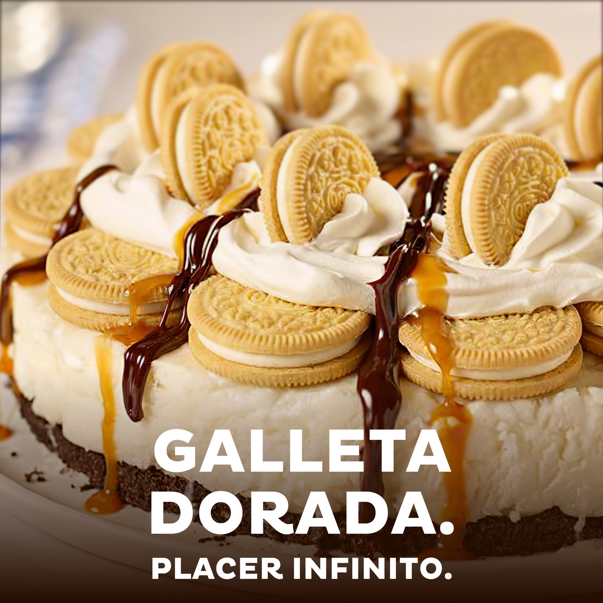 Galleta rellena chocolate golden Oreo 154g