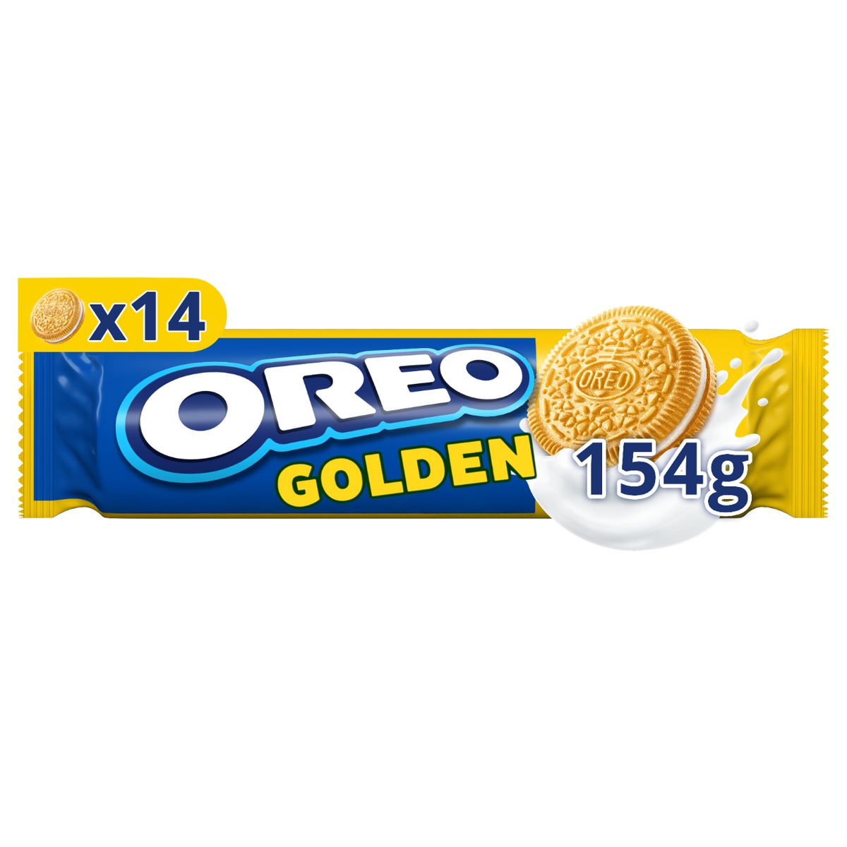 Galleta rellena chocolate golden Oreo 154g