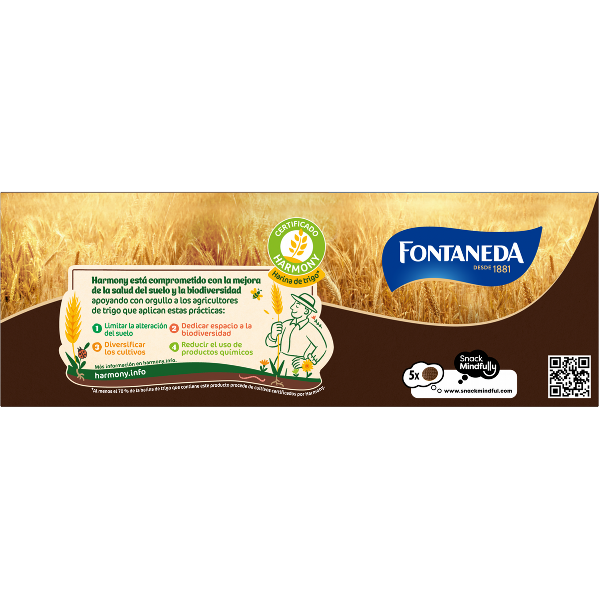 Galleta digestive fina chocolate Fontaneda 170g