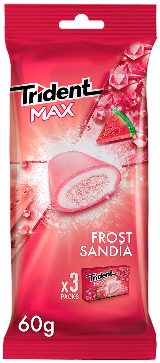 Chicle sandía gragea max Trident p3 20g/u La Despensa