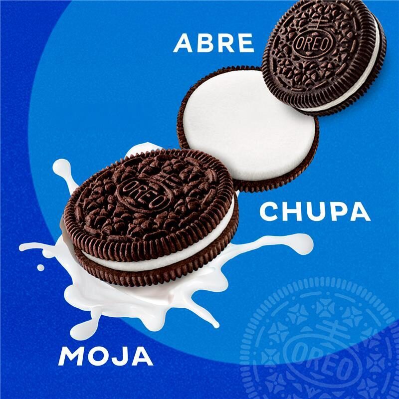 Galleta rellena chocolate mini Oreo p4 40g/u