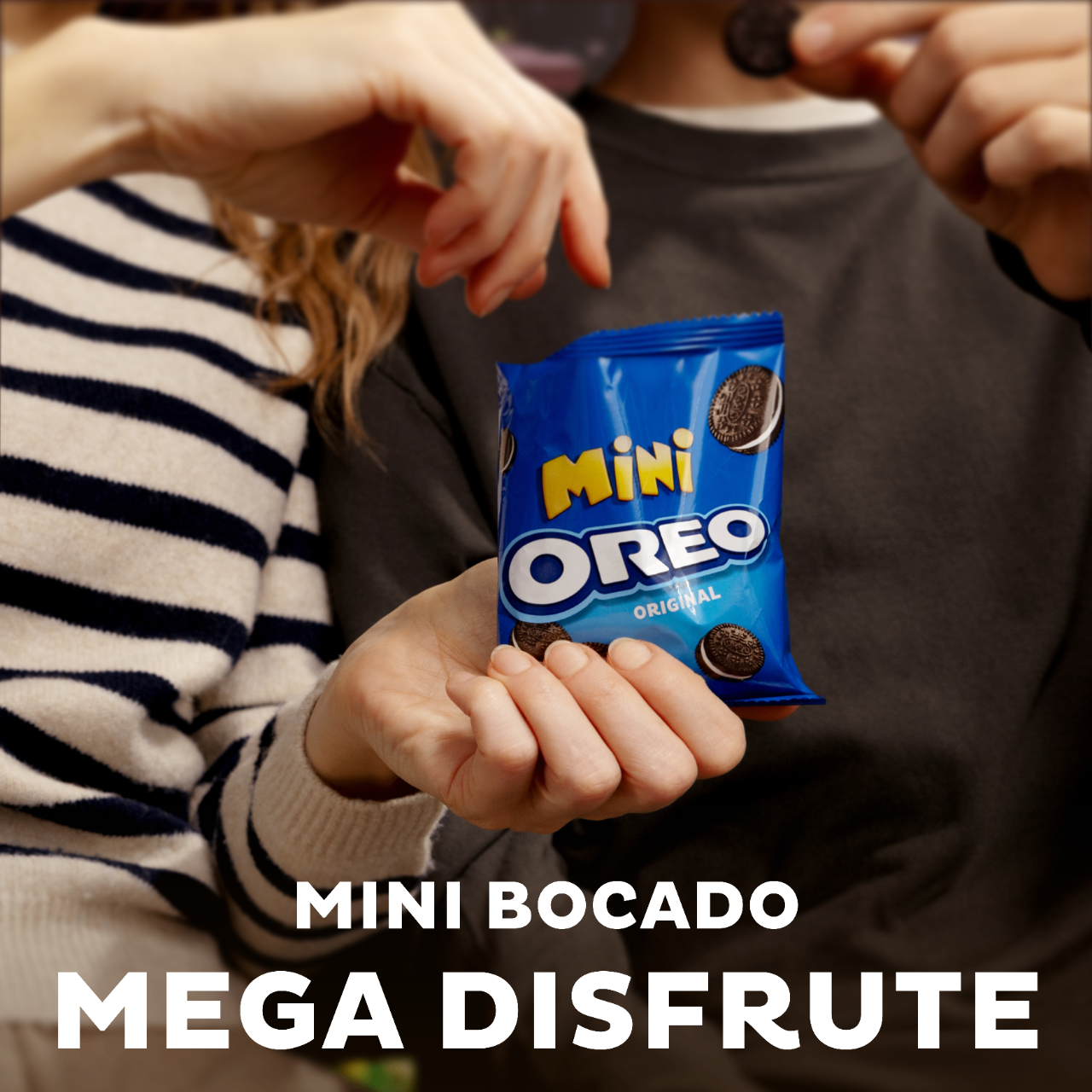 Galleta rellena chocolate mini Oreo p4 40g/u