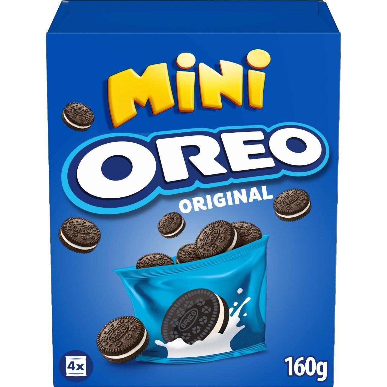 Galleta rellena chocolate mini Oreo p4 40g/u