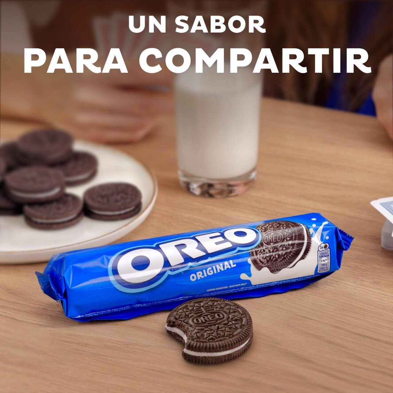 Galleta chocolate rellena original Oreo 154g