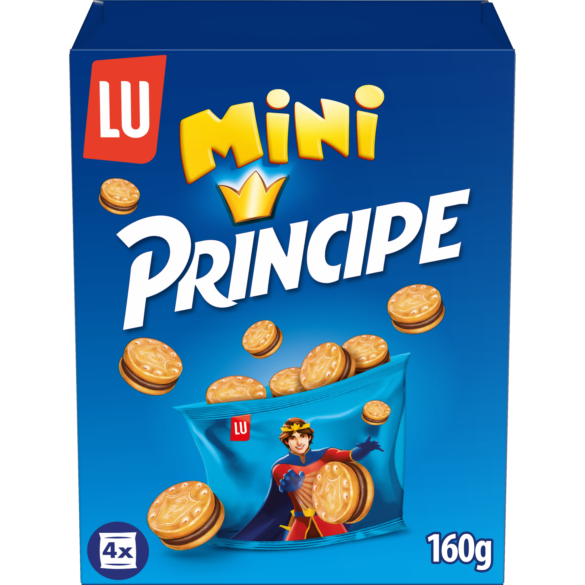 Galleta rellena mini Príncipe p4 40g/u