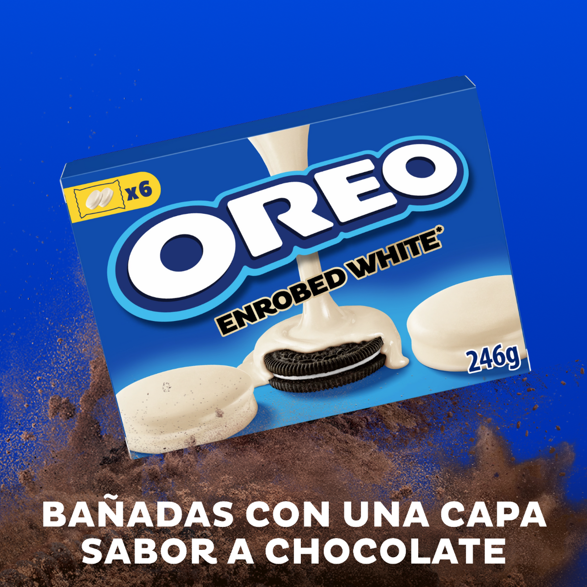 Galleta chocolate rellena chocolate blanco Oreo 246g