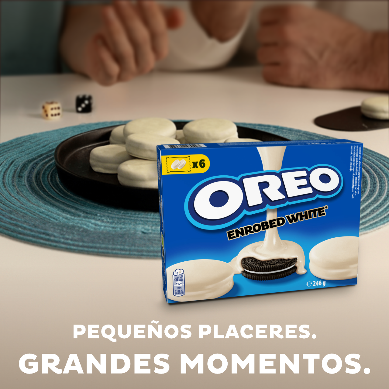 Galleta chocolate rellena chocolate blanco Oreo 246g