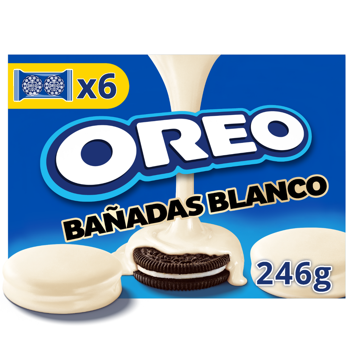 Galleta chocolate rellena chocolate blanco Oreo 246g