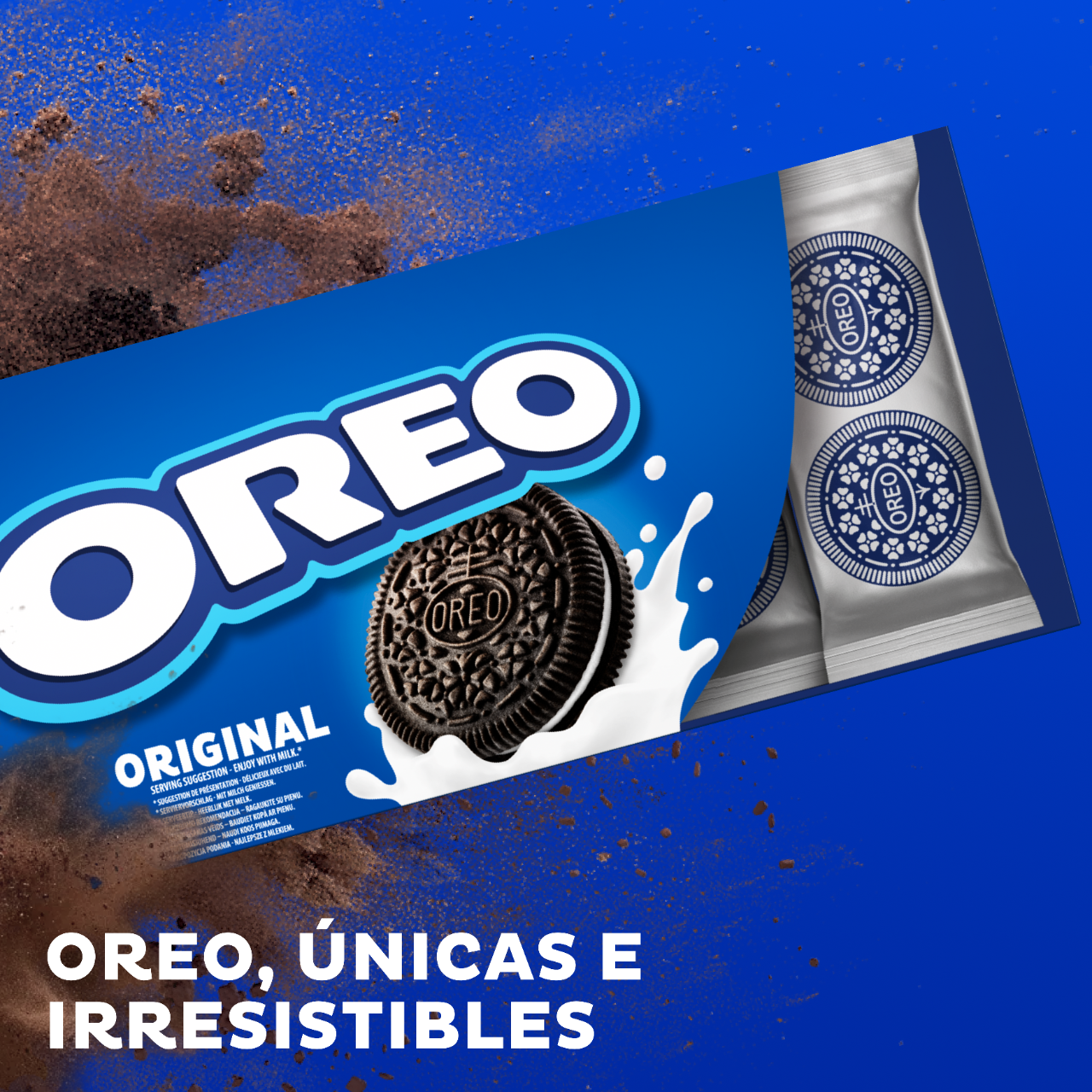 Galleta chocolate rellena caja Oreo 220g