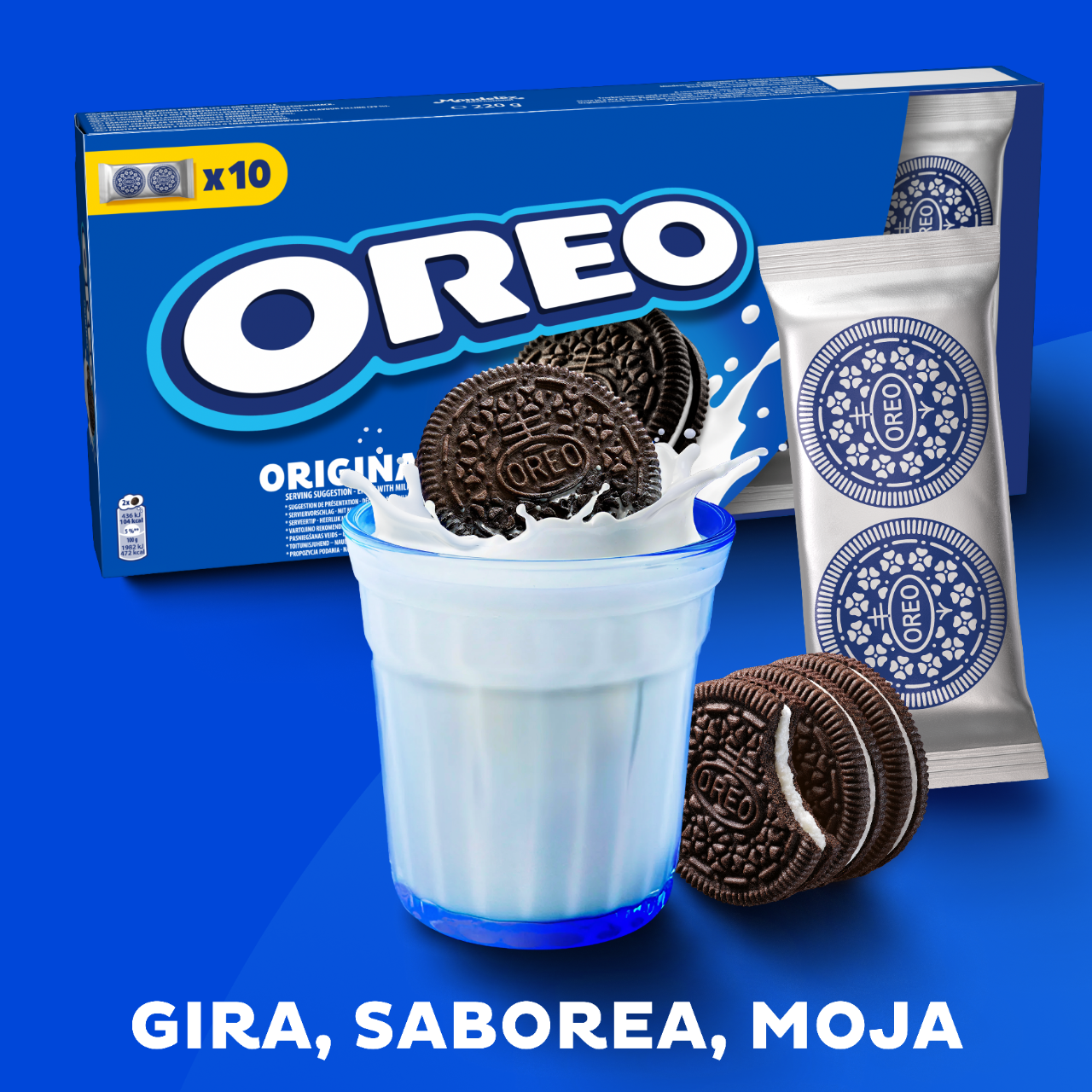 Galleta chocolate rellena caja Oreo 220g