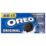 Galleta chocolate rellena caja Oreo 220g