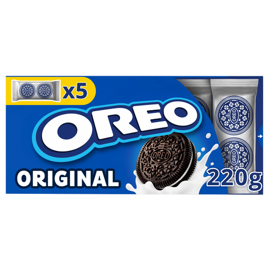 Galleta chocolate rellena caja Oreo 220g La Despensa