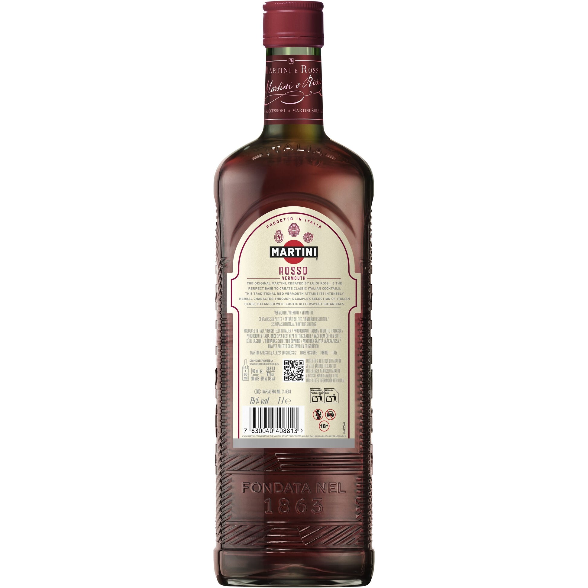 Vermouth rosado Martini 1l