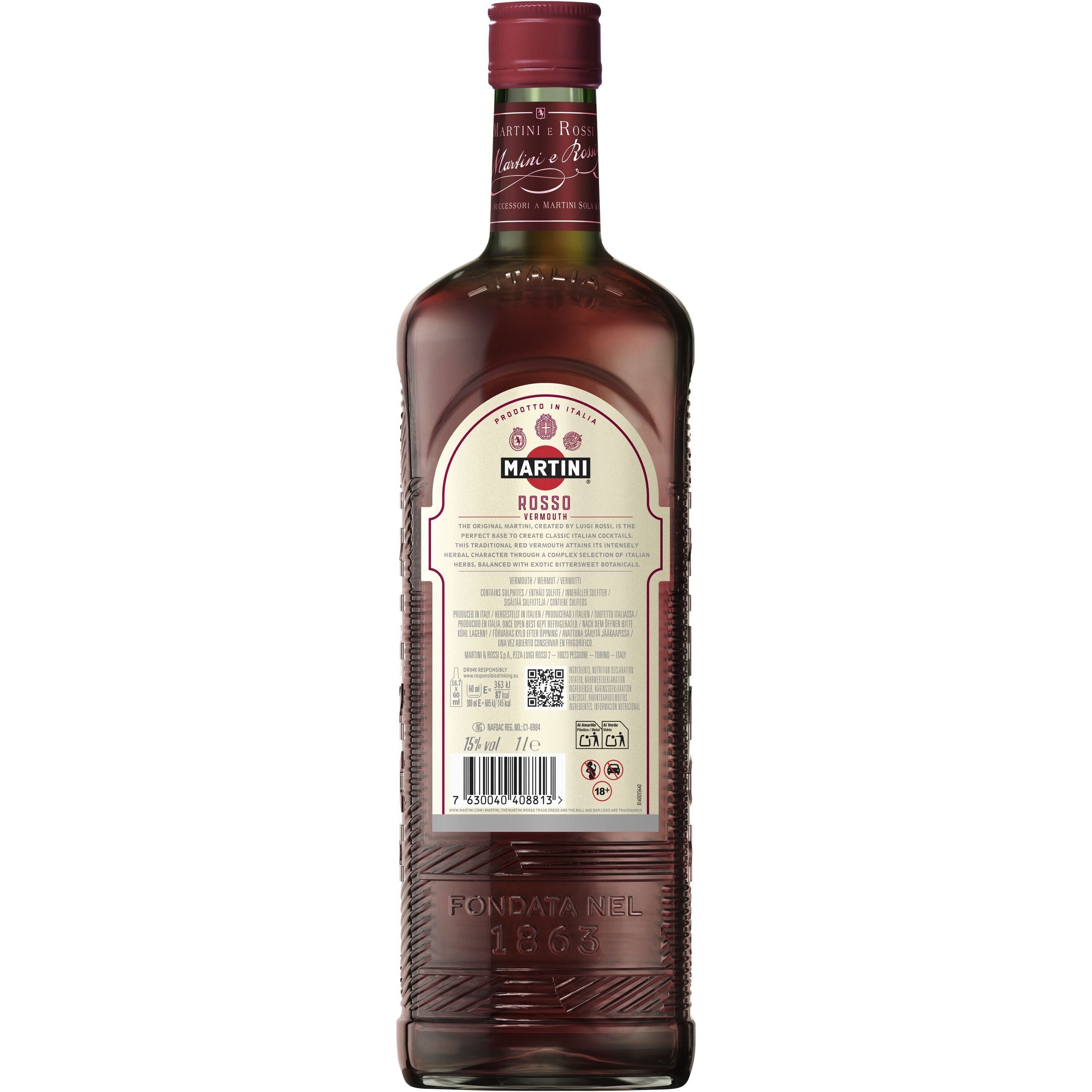 Vermouth rosado Martini 1l