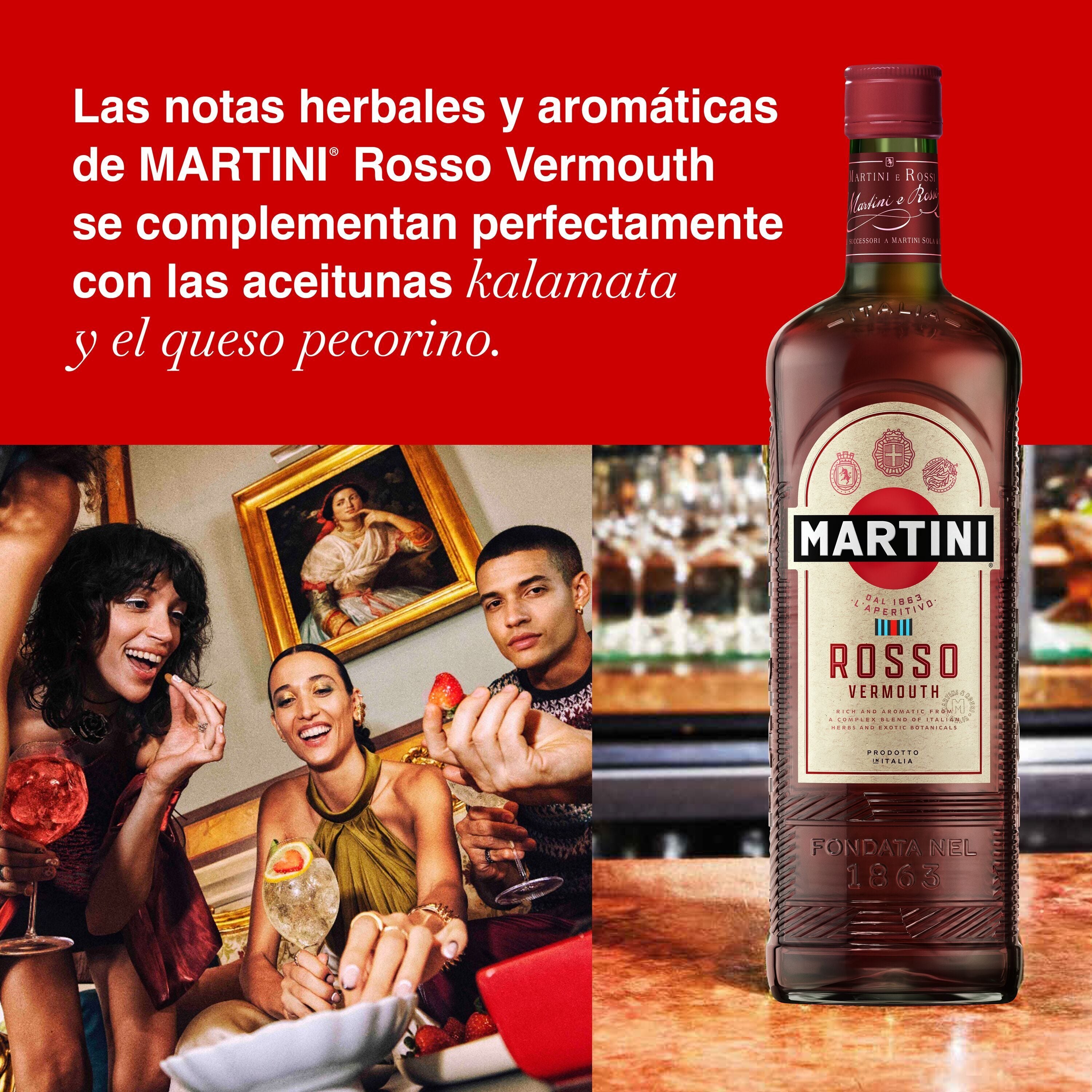 Vermouth rosado Martini 1l