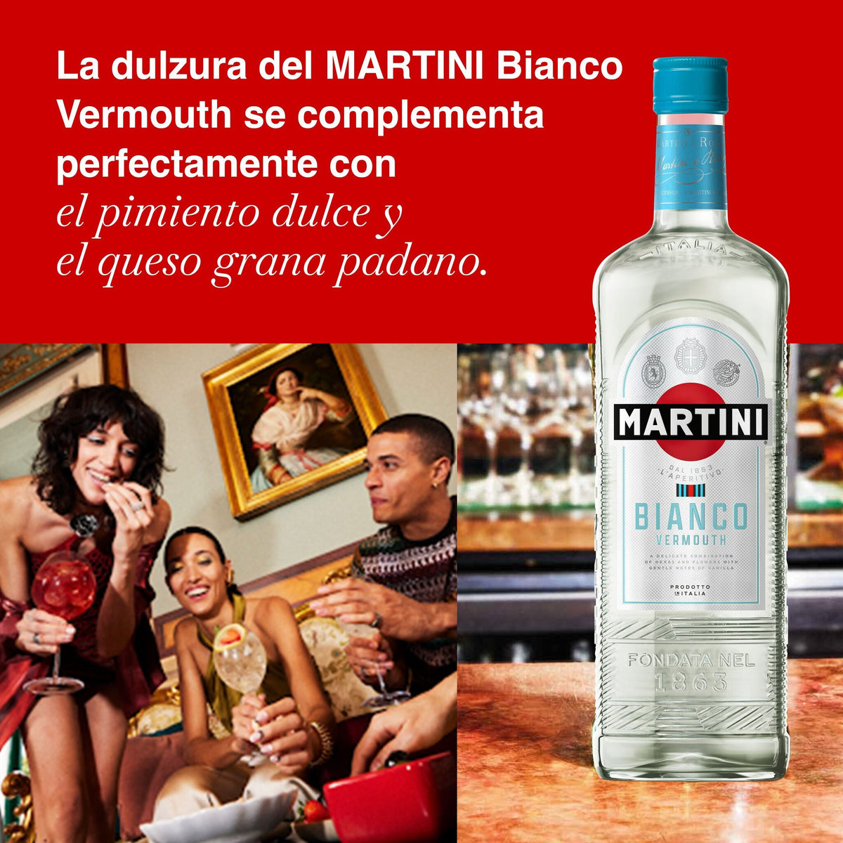 Vermouth blanco Martini 1l