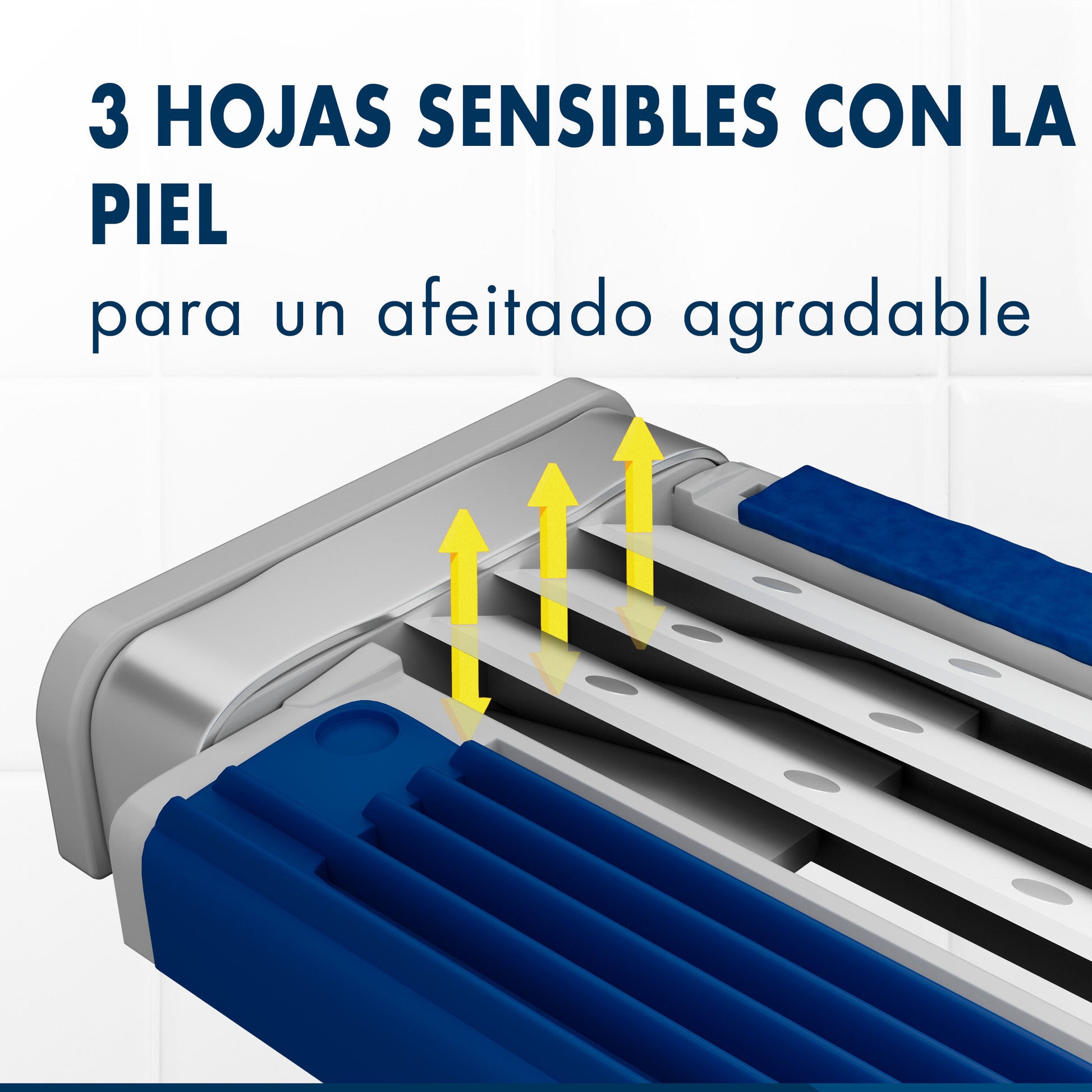 Maquinilla desechable  Gillette blue3 4u + 1u
