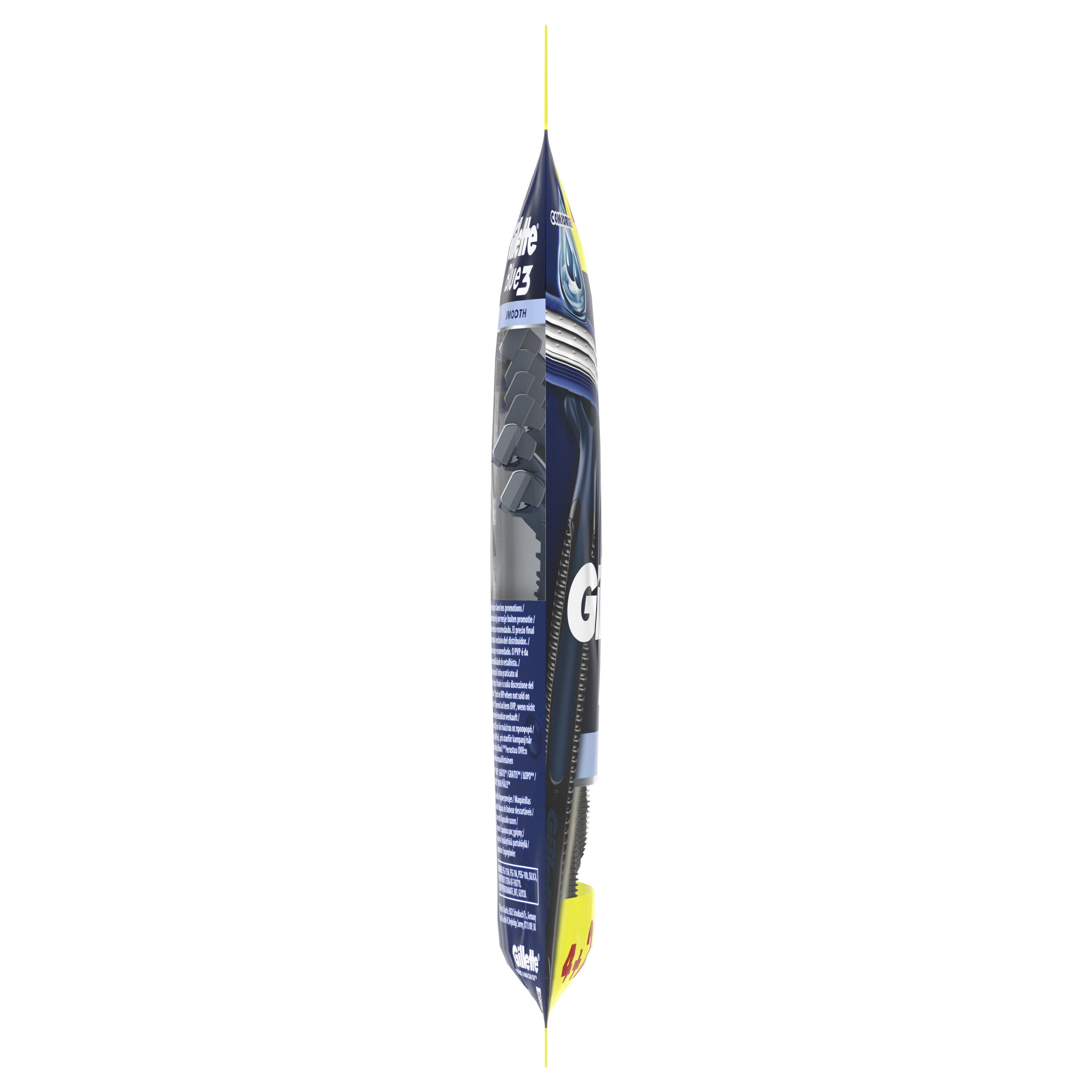 Maquinilla desechable  Gillette blue3 4u + 1u