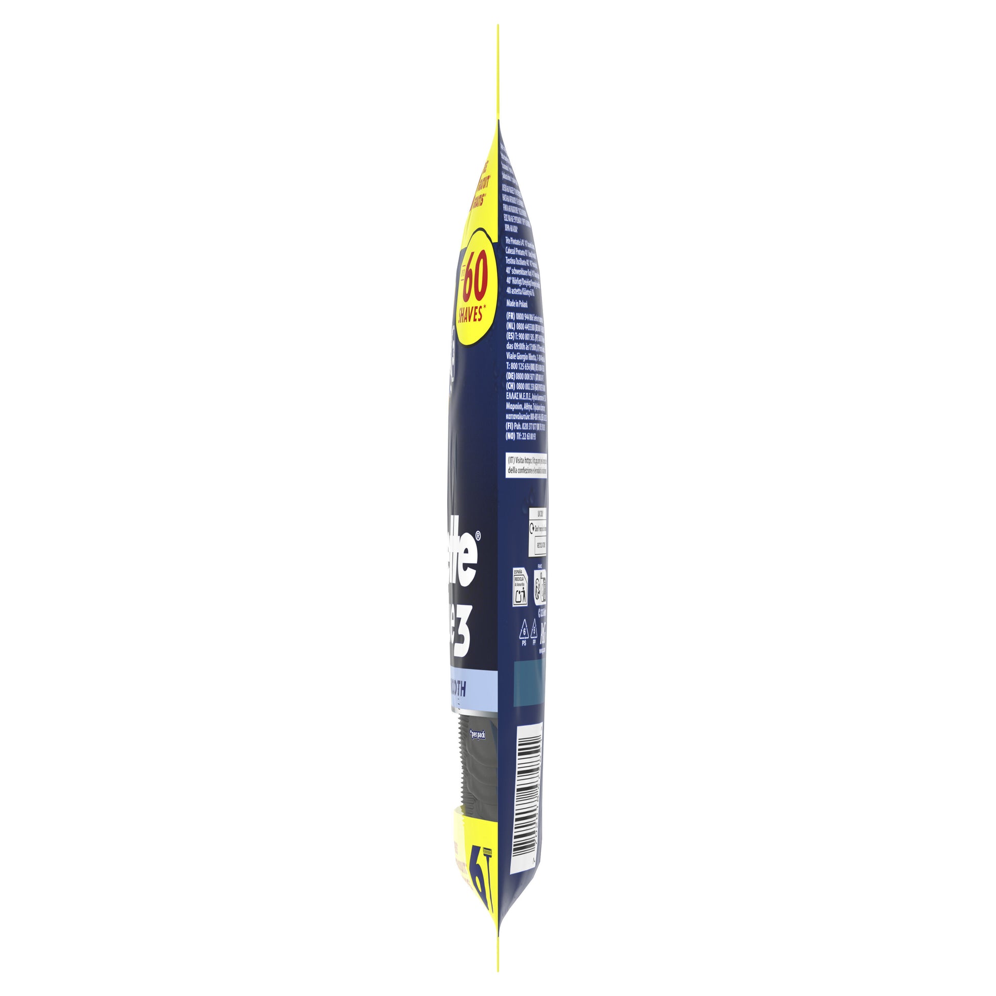Maquinilla desechable  Gillette blue3 4u + 1u
